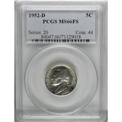 1952-D 5C Full Steps MS66 PCGS