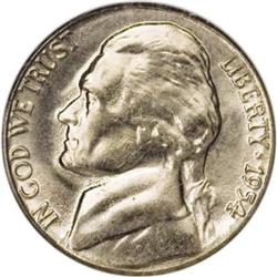 1954-S/D 5C MS66 NGC