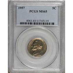 1957 5C MS65 PCGS