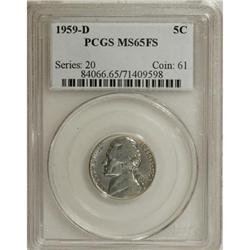 1959-D 5C Full Steps MS65 PCGS
