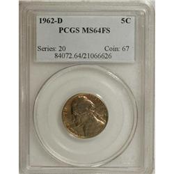 1962-D 5C Full Steps MS64 PCGS