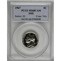 1967 5C SMS Cameo MS68 PCGS