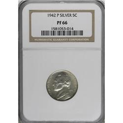 1942-P 5C Type Two PR66 NGC