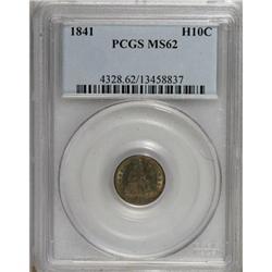 1841 H10C MS62 PCGS