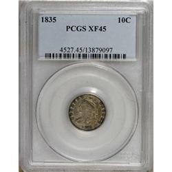 1835 10C XF45 PCGS
