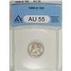 Image 1 : 1859-O 10C AU55 ANACS