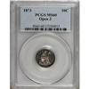 Image 1 : 1873 10C Open 3, No Arrows MS60 PCGS