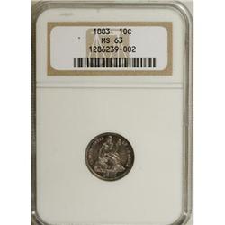 1883 10C MS63 NGC