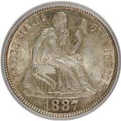 1887 10C MS64 ICG
