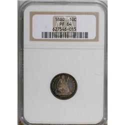 1880 10C PR64 NGC