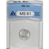Image 1 : 1892 10C MS61 ANACS