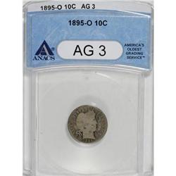1895-O 10C AG3 ANACS