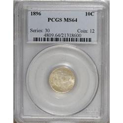 1896 10C MS64 PCGS