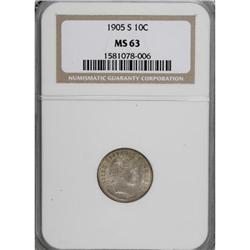 1905-S 10C MS63 NGC