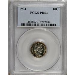 1904 10C PR63 PCGS