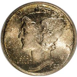 1920 10C Full Bands MS66 PCGS