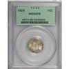 Image 1 : 1929 10C Full Bands MS65 PCGS
