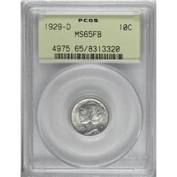 1929-D 10C Full Bands MS65 PCGS