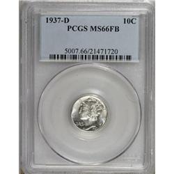 1937-D 10C Full Bands MS66 PCGS