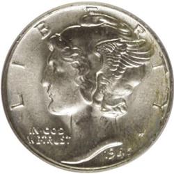 1940 10C Full Bands MS67 PCGS