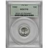 Image 3 : 1940 10C Full Bands MS67 PCGS