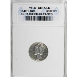 1942/1 10C VF30 ANACS