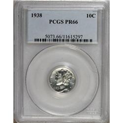 1938 10C PR66 PCGS