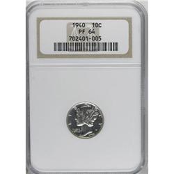 1940 10C PR64 NGC