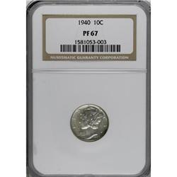 1940 10C PR67 NGC