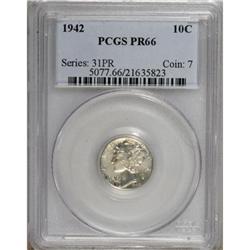 1942 10C PR66 PCGS
