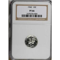 1942 10C PR66 NGC