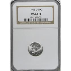 1946-D 10C Full Bands MS67 NGC