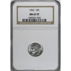 1962 10C Full Bands MS67 NGC