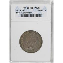 1818 25C VF20 ANACS
