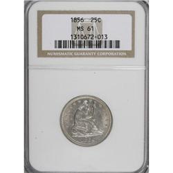 1856 25C MS61 NGC