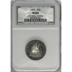 1859 25C PR60 CSN