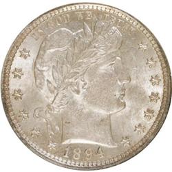1894 25C MS62 NGC