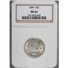 Image 1 : 1894 25C MS63 NGC