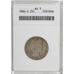 1896-S 25C AG3 ANACS