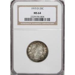1915-D 25C MS64 NGC