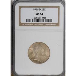 1916-D 25C MS64 NGC