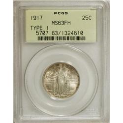 1917 25C Type One Full Head MS63 PCGS