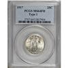 Image 1 : 1917 25C Type One Full Head MS64 PCGS