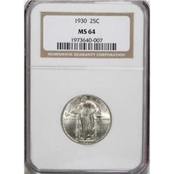 1930 25C MS64 NGC