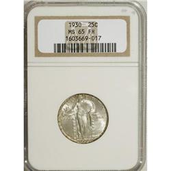 1930 25C Full Head MS65 NGC