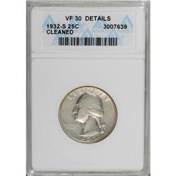 1932-S 25C VF30 ANACS