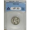 Image 1 : 1932-S 25C VF30 ANACS