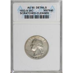 1932-S 25C AU50 ANACS