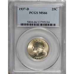 1937-D 25C MS66 PCGS