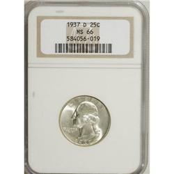 1937-D 25C MS66 NGC